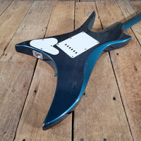 Mako 1981 Exotec XK-4 Guitar Metallic Blue w/Original Case, Very Good