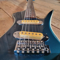 Mako 1981 Exotec XK-4 Guitar Metallic Blue w/Original Case, Very Good