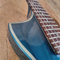 Mako 1981 Exotec XK-4 Guitar Metallic Blue w/Original Case, Very Good