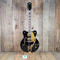 Gretsch 2015 Electromatic Classic G5422T Black and Gold w/ TKL Case, Excellent