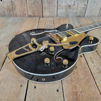 Gretsch 2015 Electromatic Classic G5422T Black and Gold w/ TKL Case, Excellent