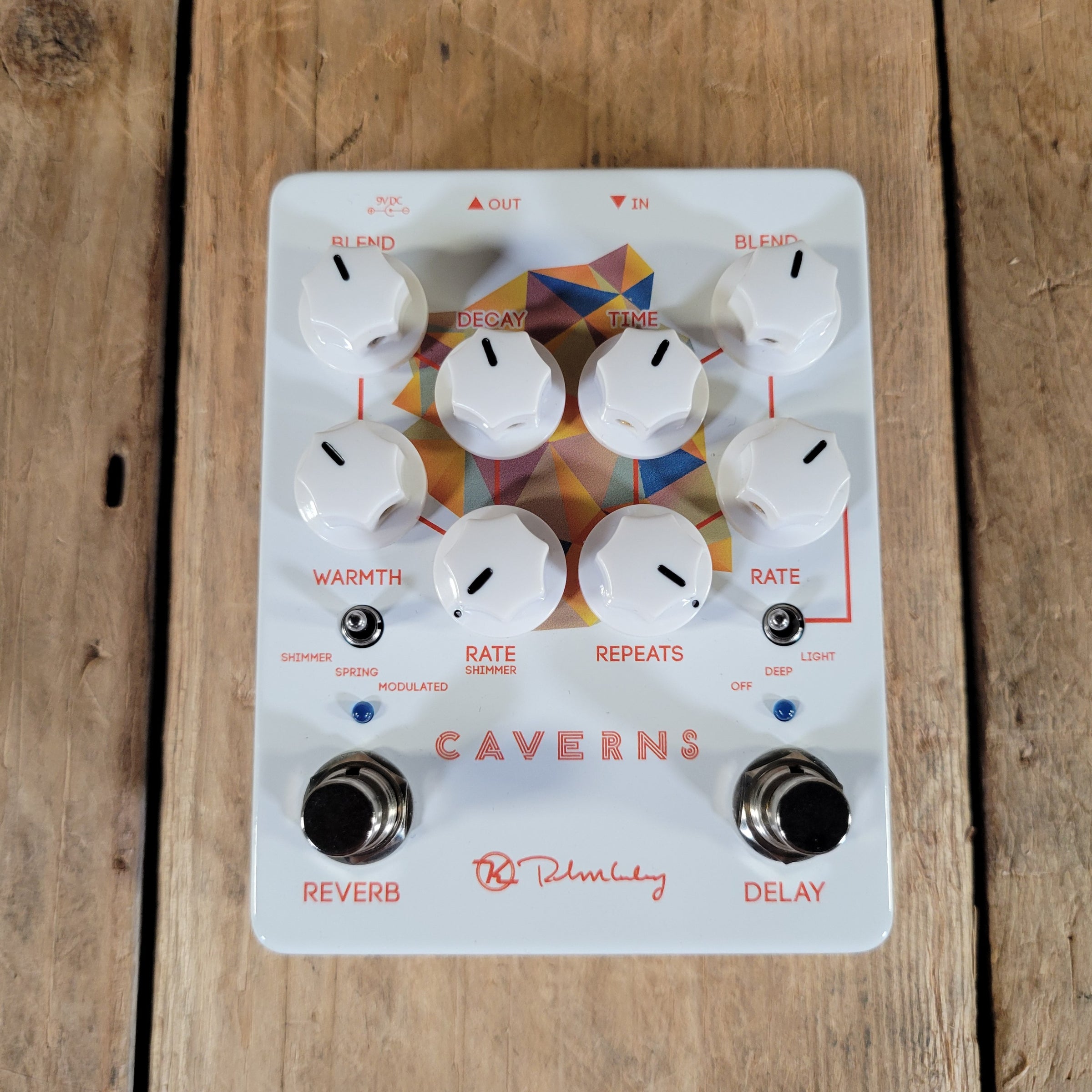Keeley 2019 Caverns V2 Reverb / Delay Pedal in Box, Mint