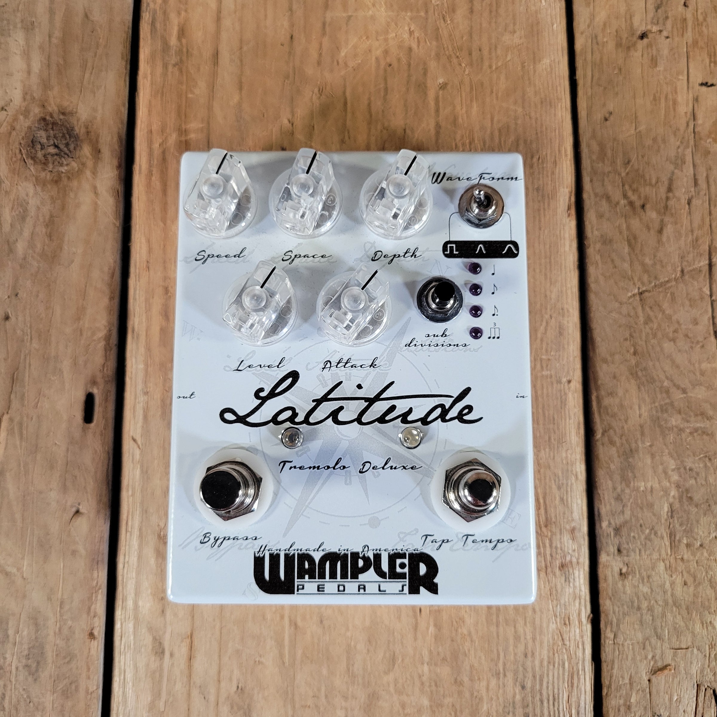 Wampler Latitude Tremolo Deluxe V.1 with Original Box & Paperwork, Near Mint