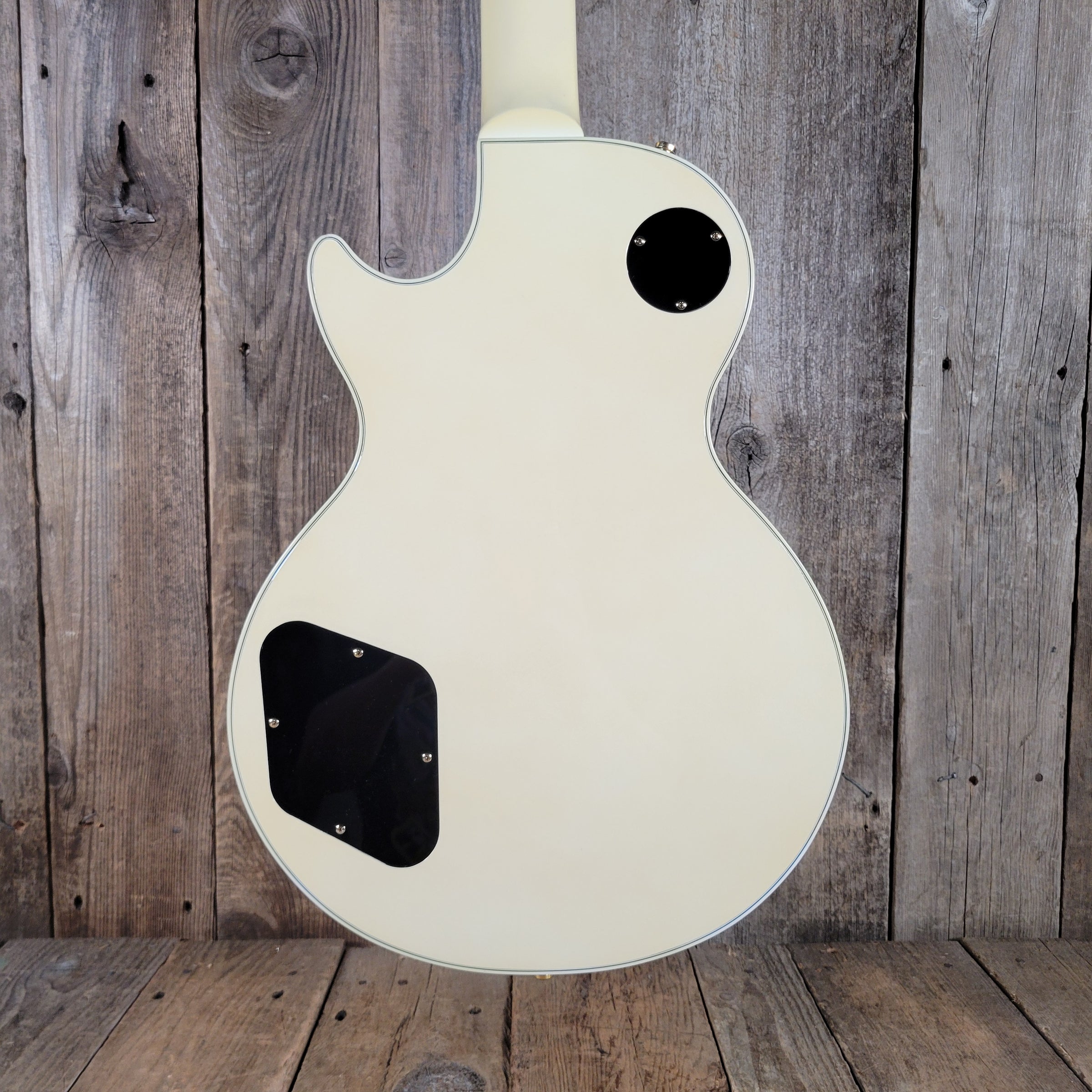 FGN 2012 Fujigen Neo Classic NCLC-20E/IV Les Paul Custom Vintage White w/ Hard Case & Paperwork, Excellent