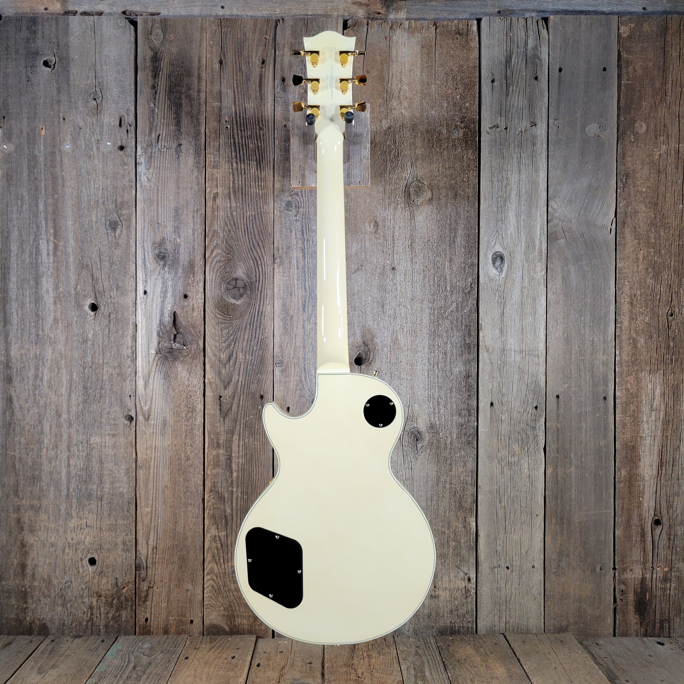FGN 2012 Fujigen Neo Classic NCLC-20E/IV Les Paul Custom Vintage White w/ Hard Case & Paperwork, Excellent