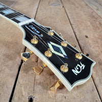 FGN 2012 Fujigen Neo Classic NCLC-20E/IV Les Paul Custom Vintage White w/ Hard Case & Paperwork, Excellent