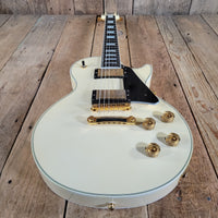 FGN 2012 Fujigen Neo Classic NCLC-20E/IV Les Paul Custom Vintage White w/ Hard Case & Paperwork, Excellent