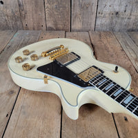 FGN 2012 Fujigen Neo Classic NCLC-20E/IV Les Paul Custom Vintage White w/ Hard Case & Paperwork, Excellent