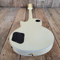 FGN 2012 Fujigen Neo Classic NCLC-20E/IV Les Paul Custom Vintage White w/ Hard Case & Paperwork, Excellent