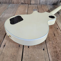 FGN 2012 Fujigen Neo Classic NCLC-20E/IV Les Paul Custom Vintage White w/ Hard Case & Paperwork, Excellent