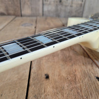 FGN 2012 Fujigen Neo Classic NCLC-20E/IV Les Paul Custom Vintage White w/ Hard Case & Paperwork, Excellent