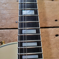 FGN 2012 Fujigen Neo Classic NCLC-20E/IV Les Paul Custom Vintage White w/ Hard Case & Paperwork, Excellent