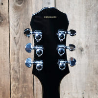 Epiphone 1999 Sheraton John Lee "Boogie Man" Hooker Signature #43 of 220 Ebony w/ Orig Case, Very Good