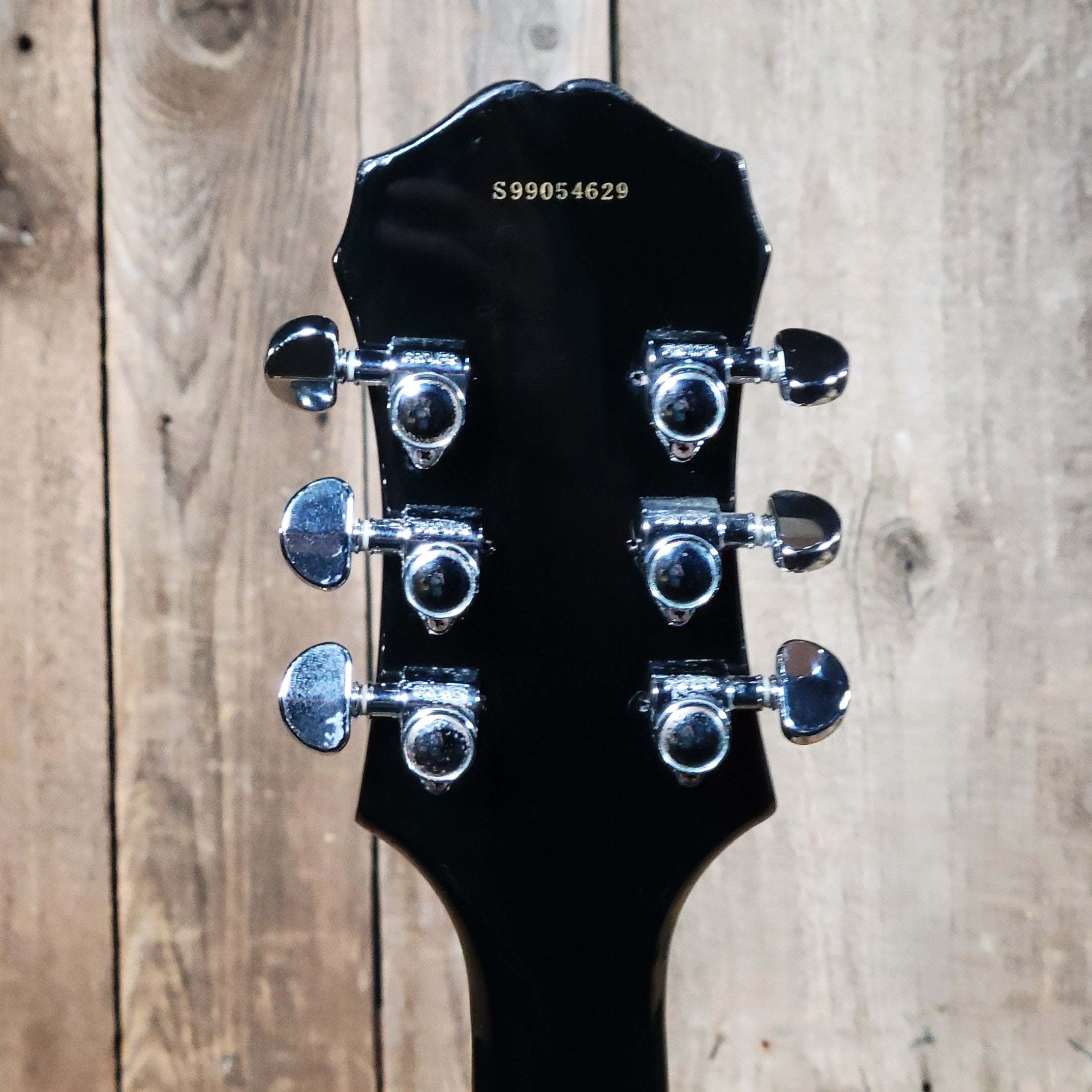 Epiphone 1999 Sheraton John Lee "Boogie Man" Hooker Signature #43 of 220 Ebony w/ Orig Case, Very Good