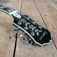 Epiphone 1999 Sheraton John Lee "Boogie Man" Hooker Signature #43 of 220 Ebony w/ Orig Case, Very Good
