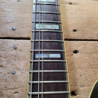 Epiphone 1999 Sheraton John Lee "Boogie Man" Hooker Signature #43 of 220 Ebony w/ Orig Case, Very Good