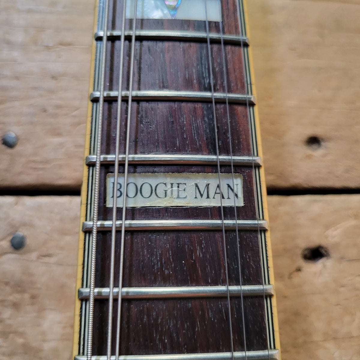 Epiphone 1999 Sheraton John Lee "Boogie Man" Hooker Signature #43 of 220 Ebony w/ Orig Case, Very Good