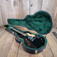 Epiphone 1999 Sheraton John Lee "Boogie Man" Hooker Signature #43 of 220 Ebony w/ Orig Case, Very Good