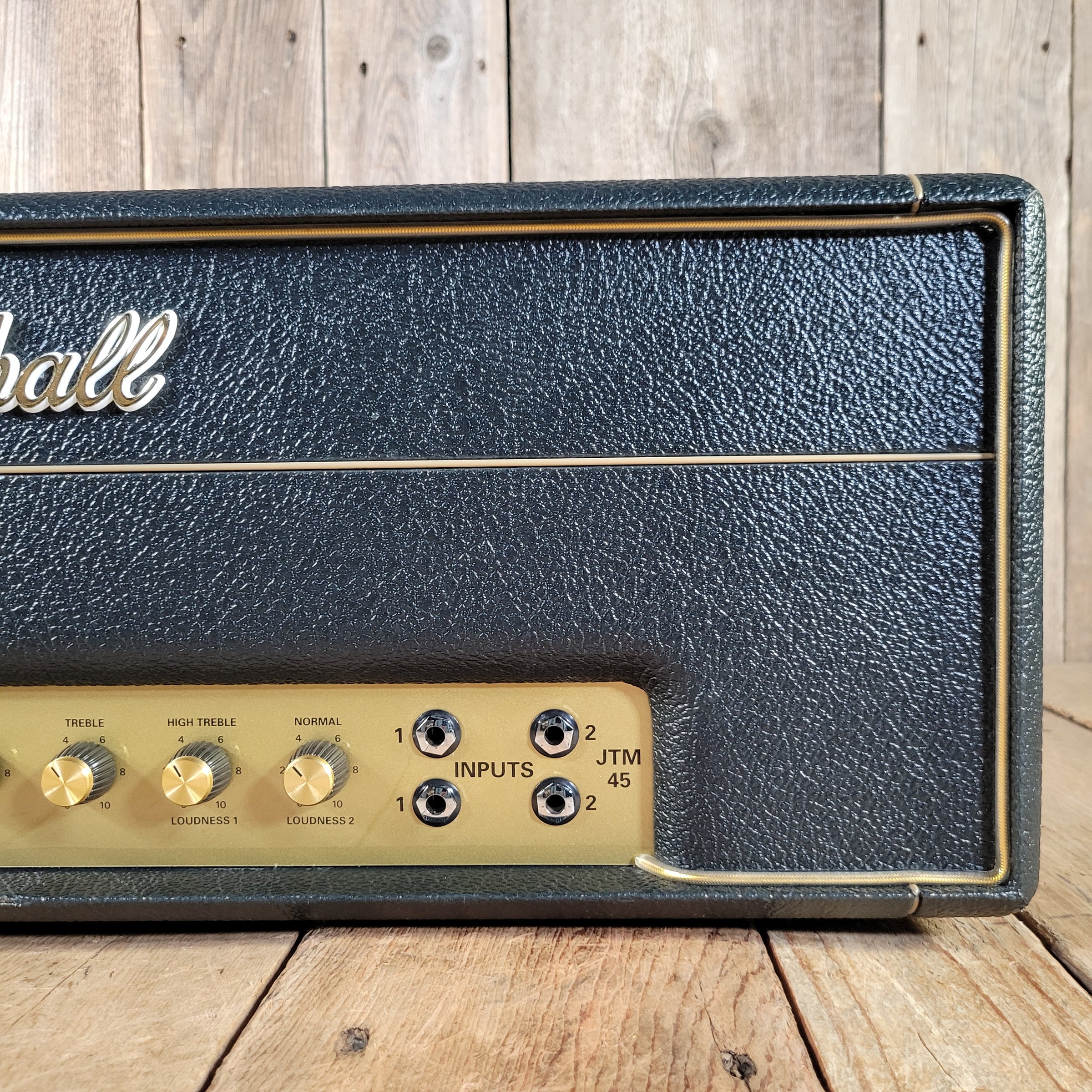 Marshall 2018 Model 2245 JTM45 MKII Reissue Head w/ Studio Slips Cover, Near Mint