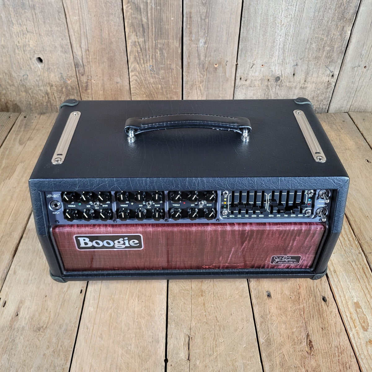 Mesa Boogie 2016 John Petrucci Signature JP-2C Head, Flamed Maple Panel, Near Mint w/ Cover