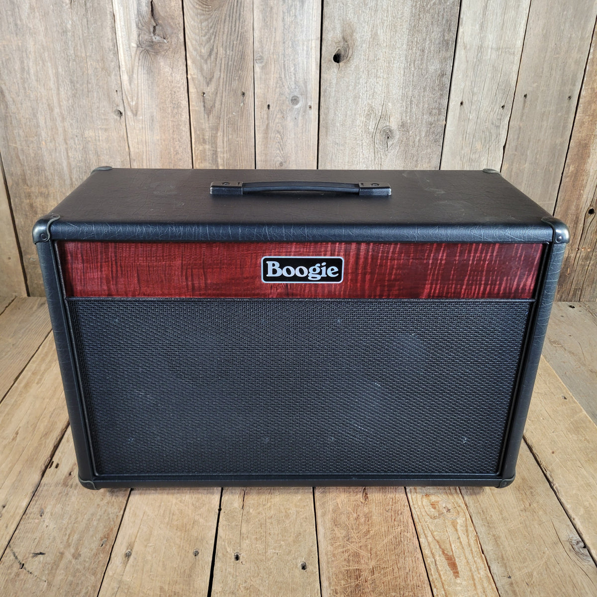 Mesa Boogie 2016 2x12 2FB Custom EV Black Shadow Loaded, Maple Front Plate, Near Mint