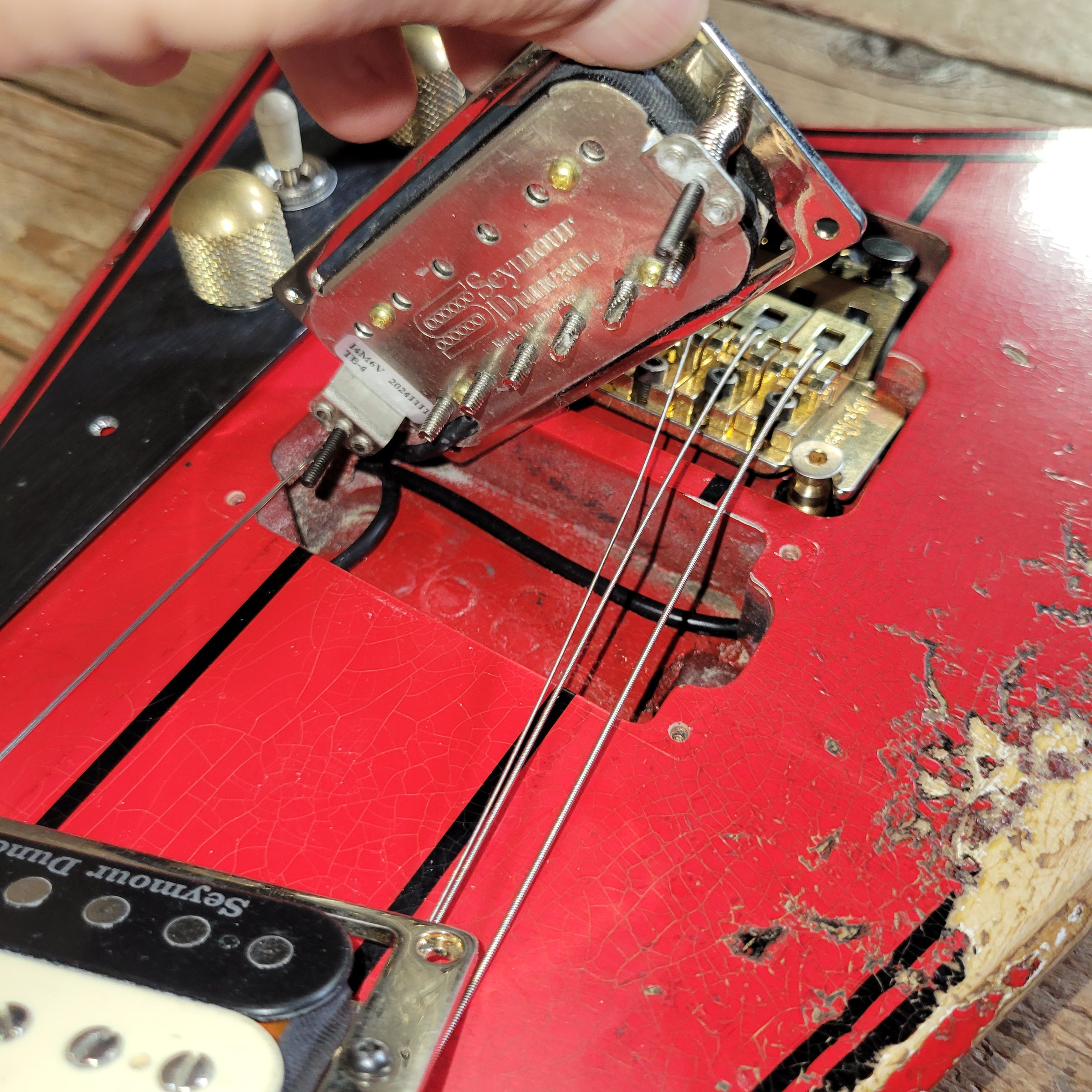 Jackson 2025 Custom Shop Randy Rhoads Relic Ferrari Red, Mint