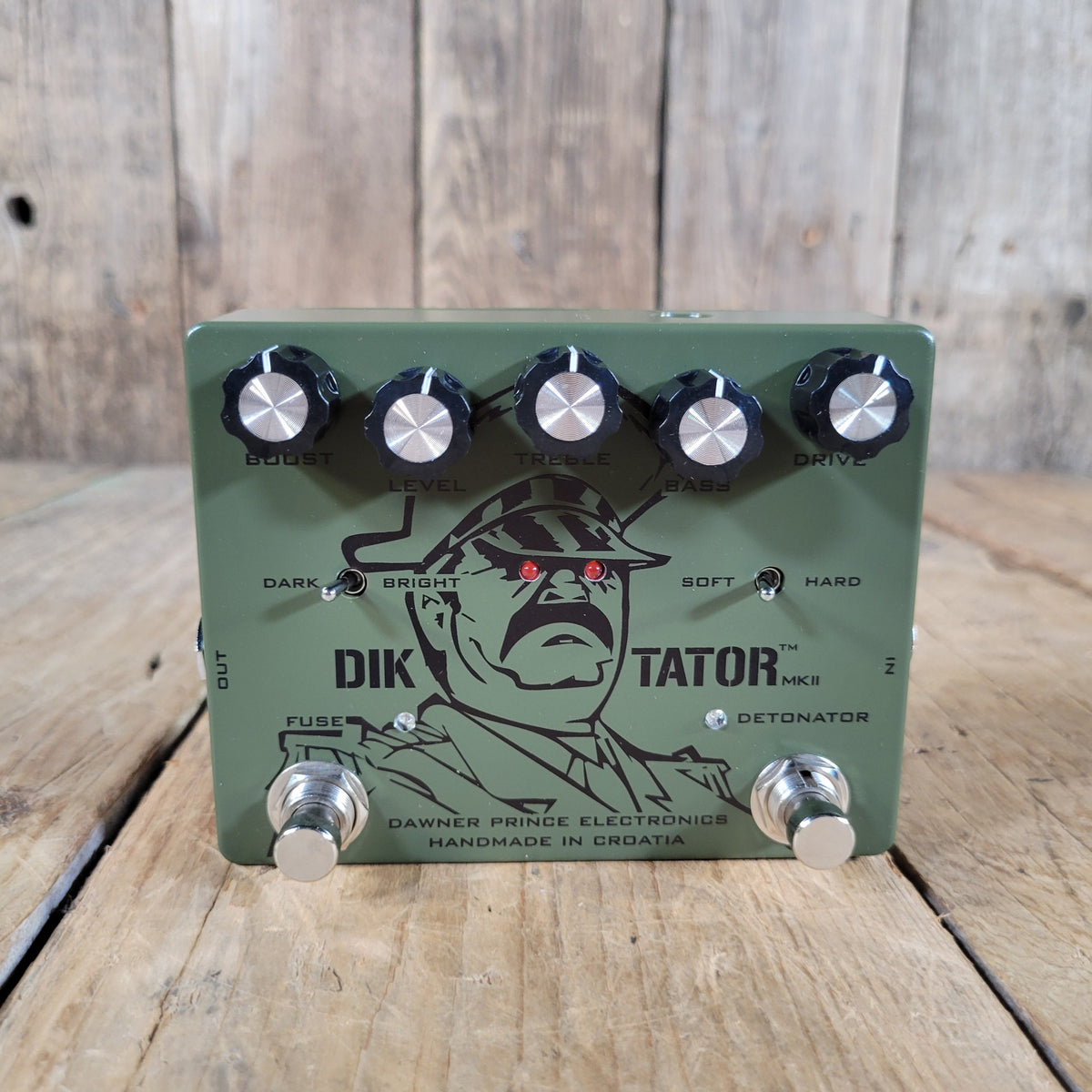 Dawner Prince 2023 Diktator MKII Dual Overdrive Pedal in Box — Near Mint