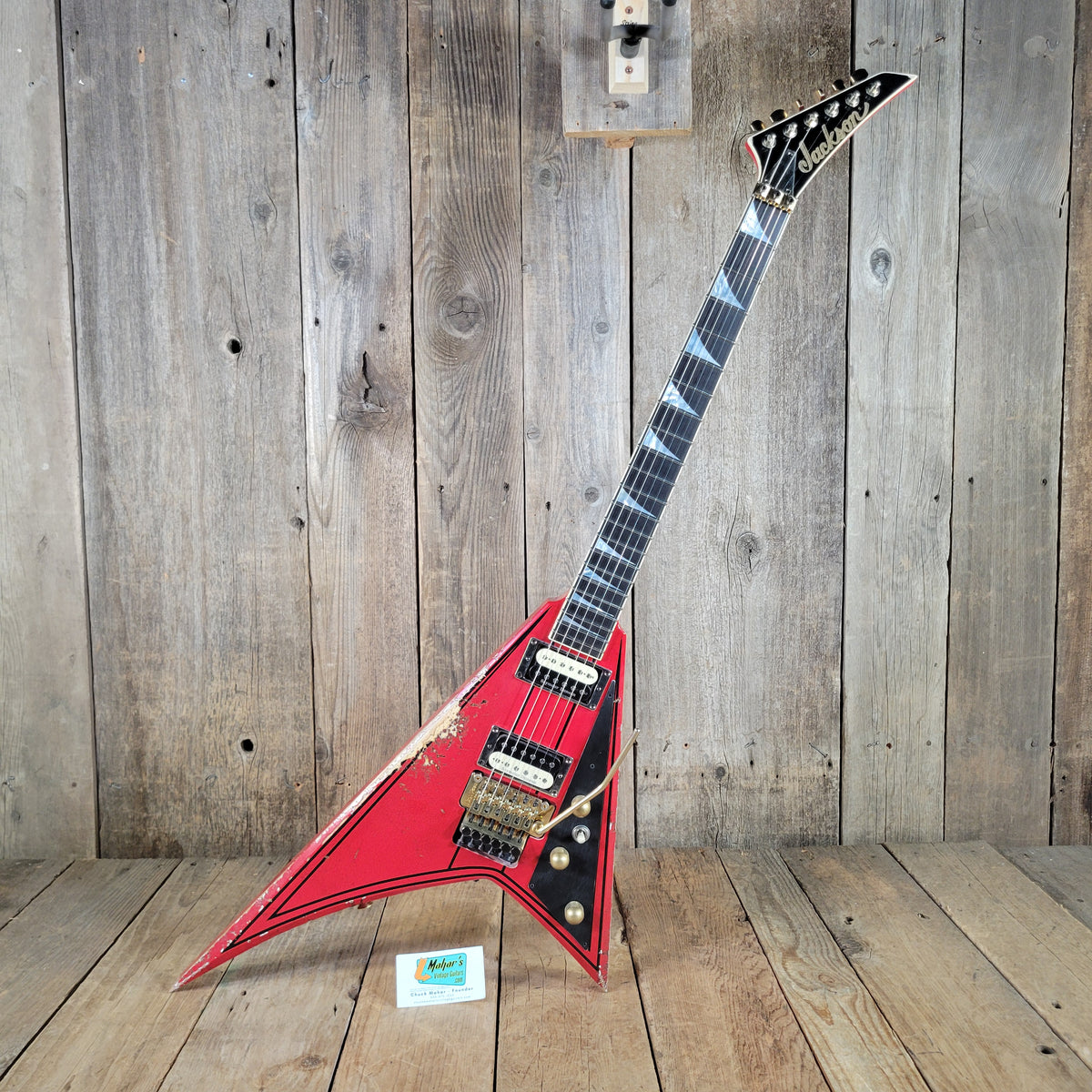 Jackson 2025 Custom Shop Randy Rhoads Relic Ferrari Red, Mint