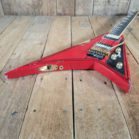 Jackson 2025 Custom Shop Randy Rhoads Relic Ferrari Red, Mint