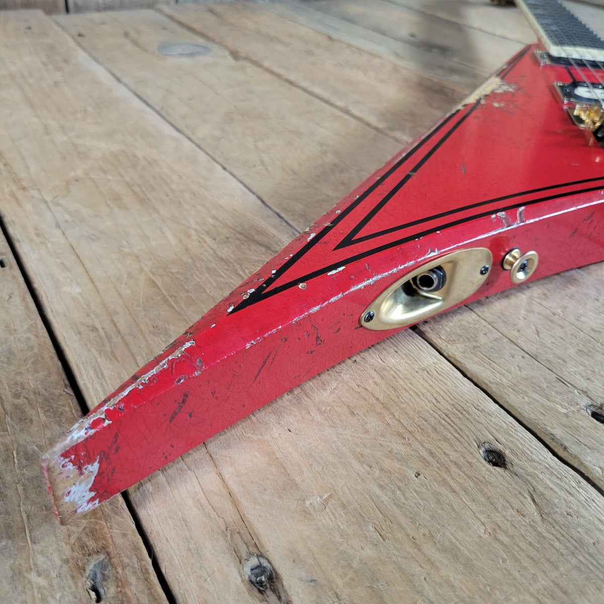 Jackson 2025 Custom Shop Randy Rhoads Relic Ferrari Red, Mint