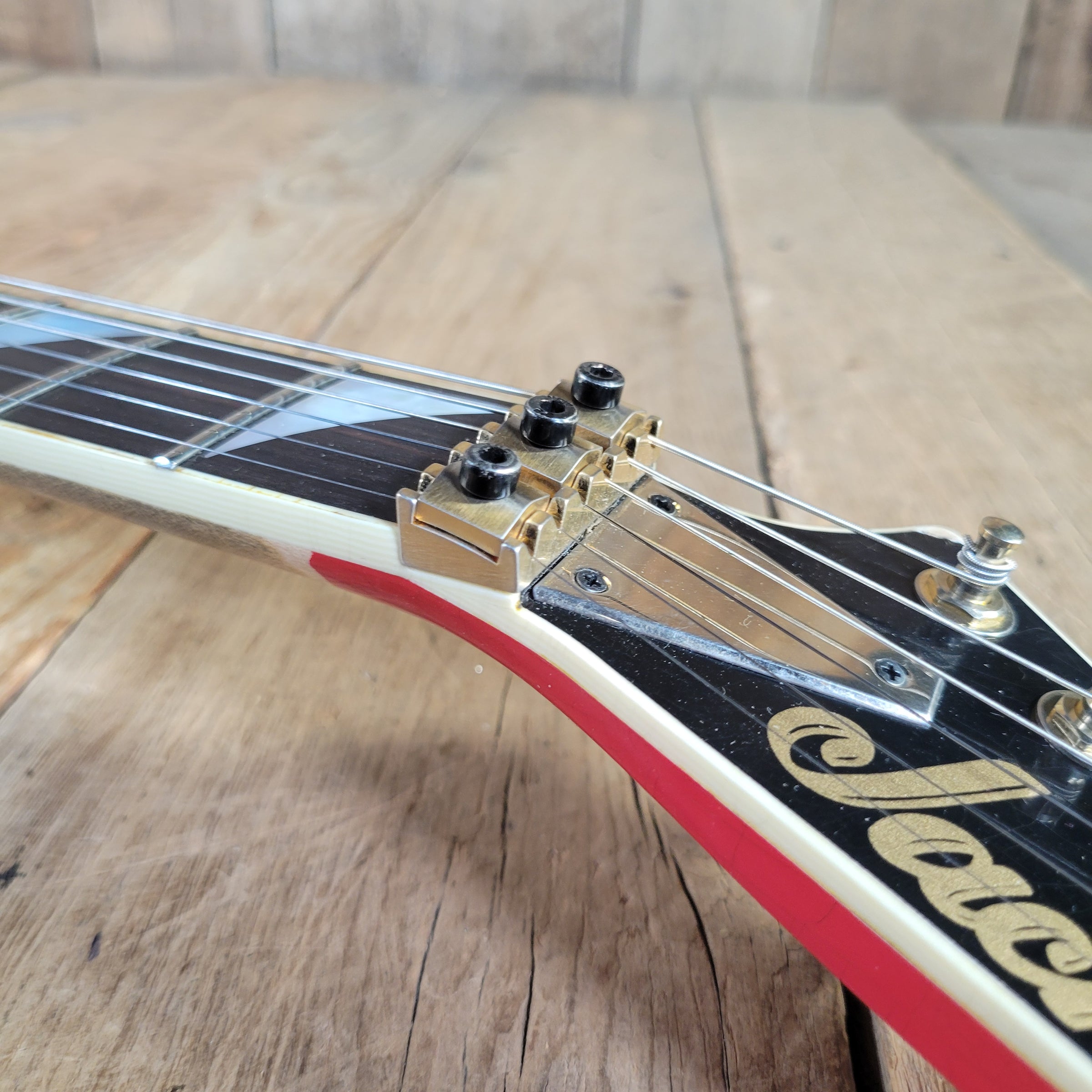 Jackson 2025 Custom Shop Randy Rhoads Relic Ferrari Red, Mint