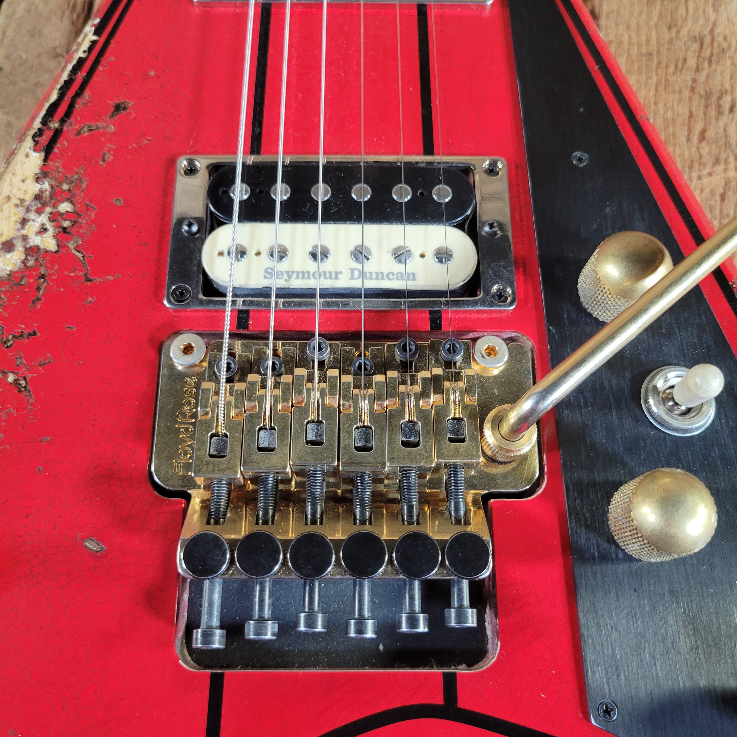 Jackson 2025 Custom Shop Randy Rhoads Relic Ferrari Red, Mint