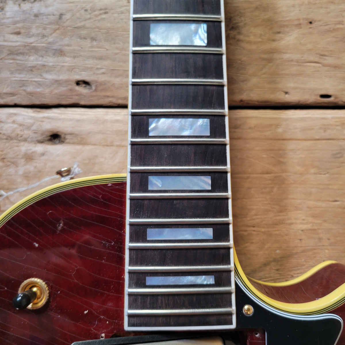 Heritage 2024 Custom Shop H-157 Aged Dark Cherry Sunburst, Mint