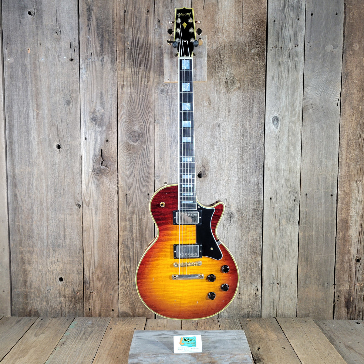 Heritage 2024 Custom Shop H-157 Aged Dark Cherry Sunburst, Mint