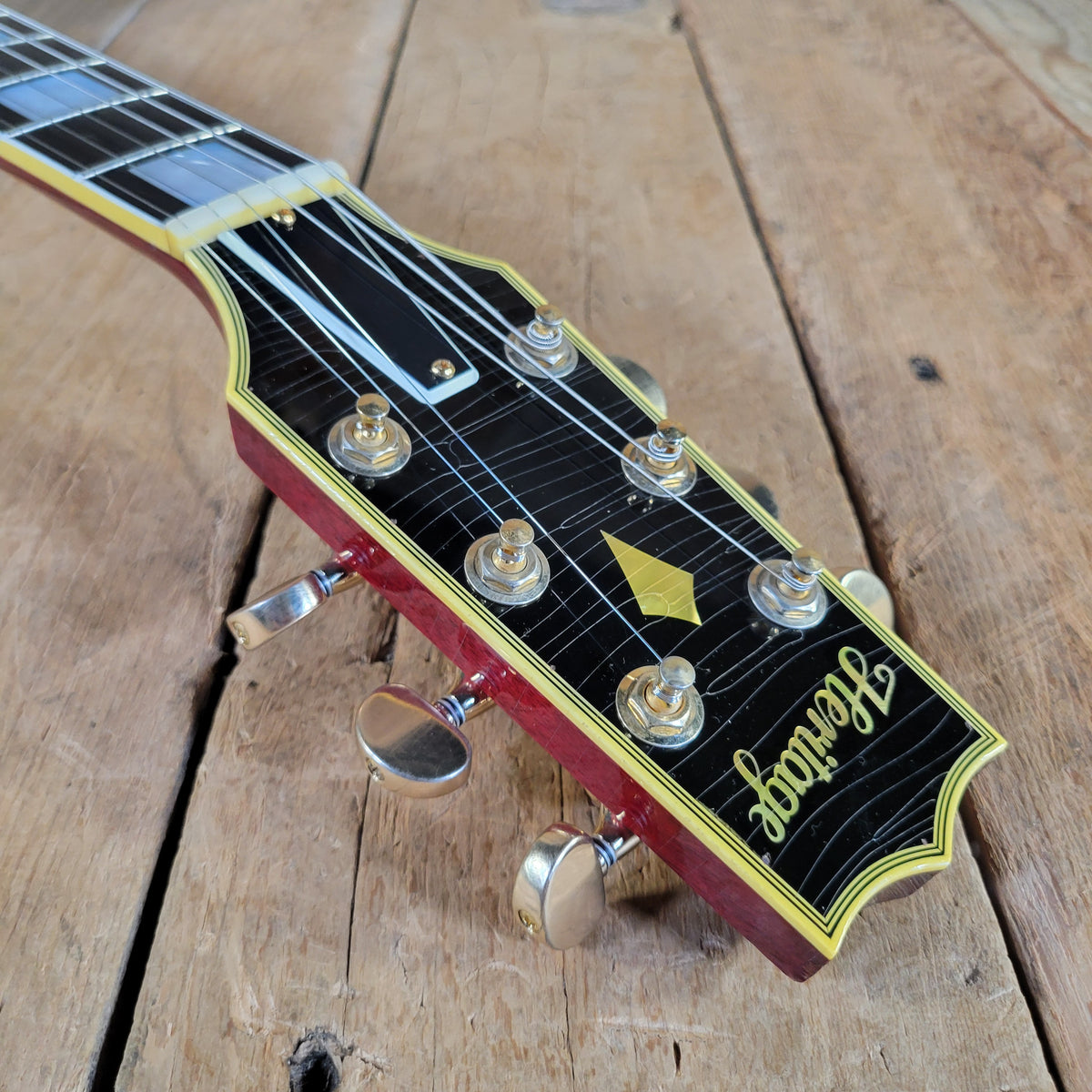 Heritage 2024 Custom Shop H-157 Aged Dark Cherry Sunburst, Mint