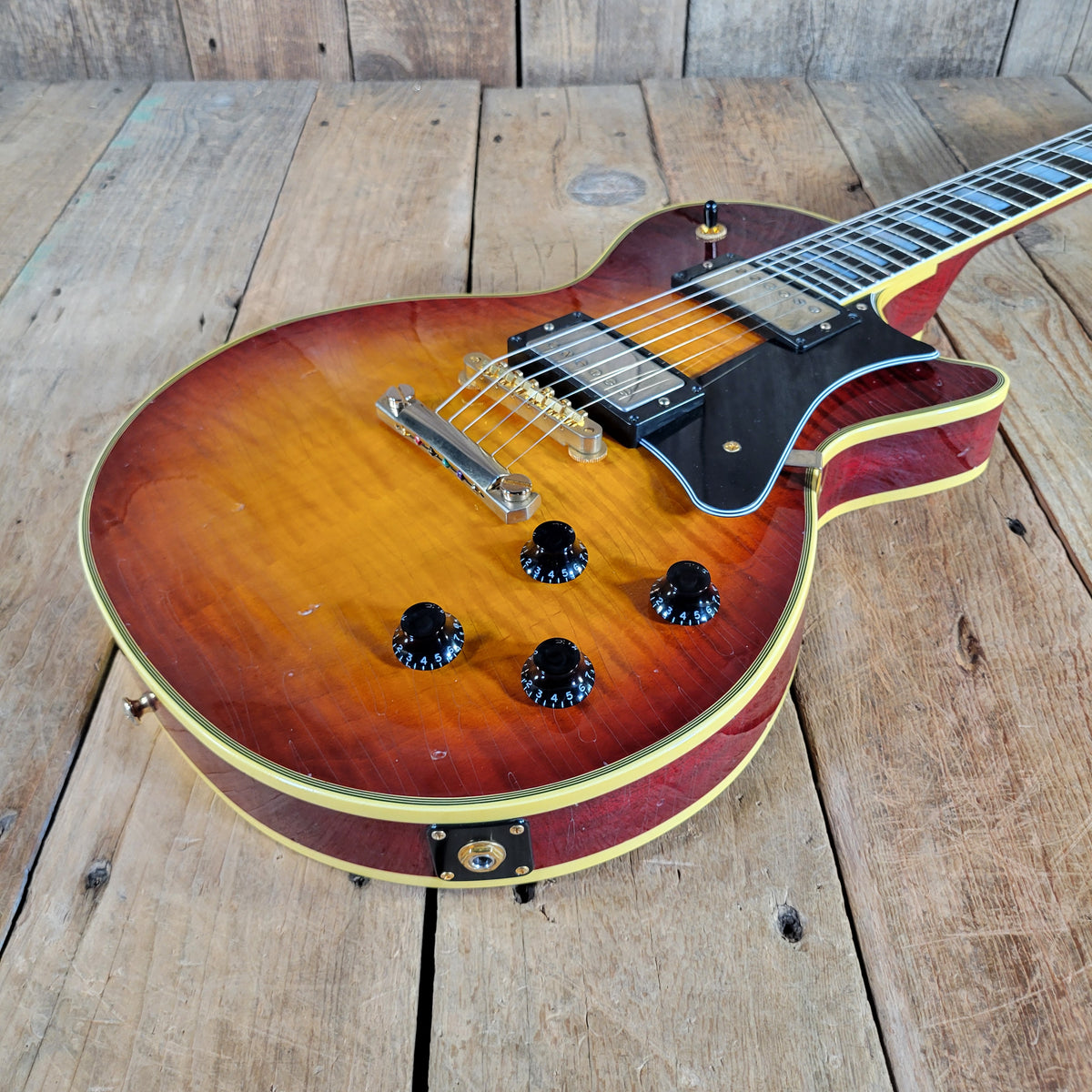 Heritage 2024 Custom Shop H-157 Aged Dark Cherry Sunburst, Mint
