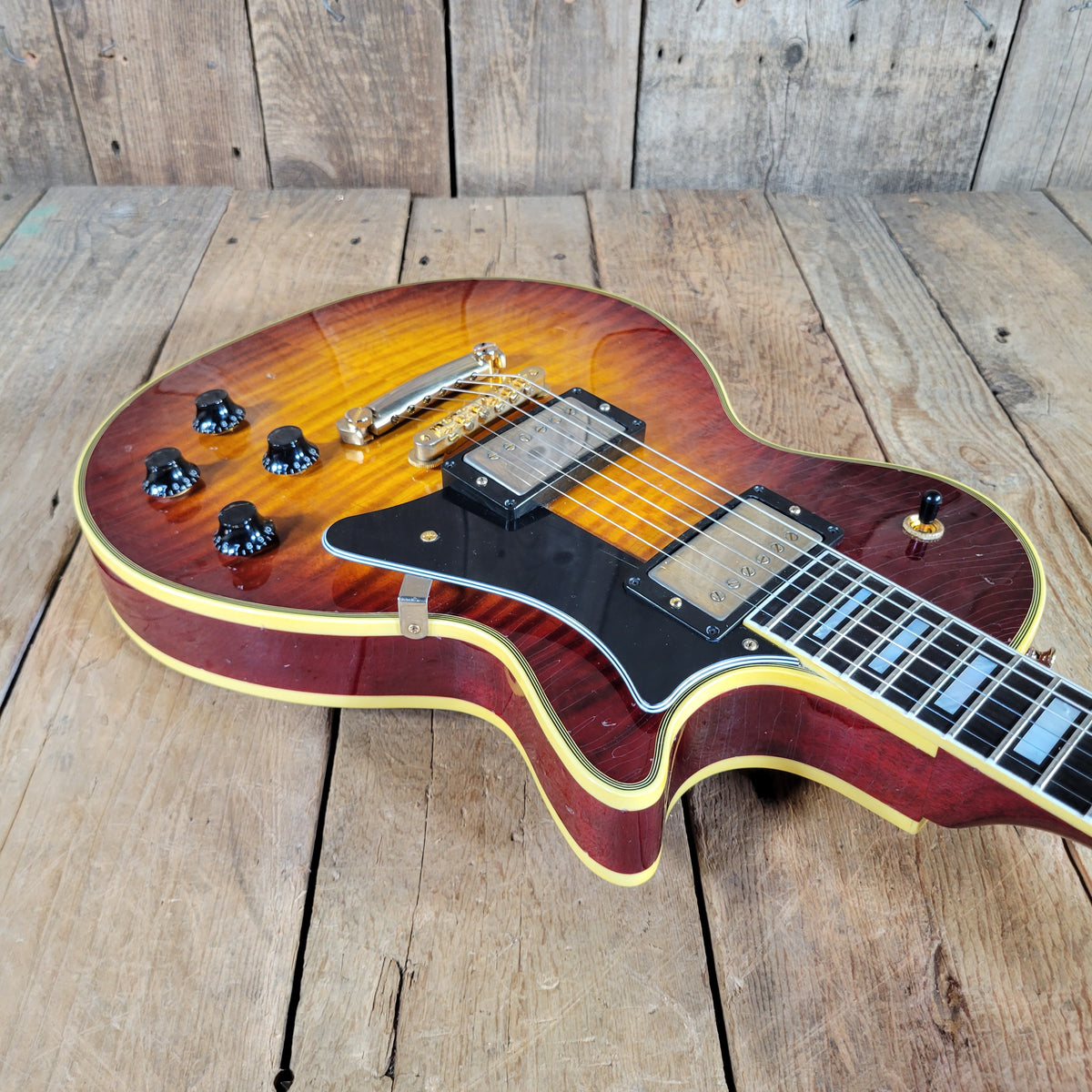 Heritage 2024 Custom Shop H-157 Aged Dark Cherry Sunburst, Mint