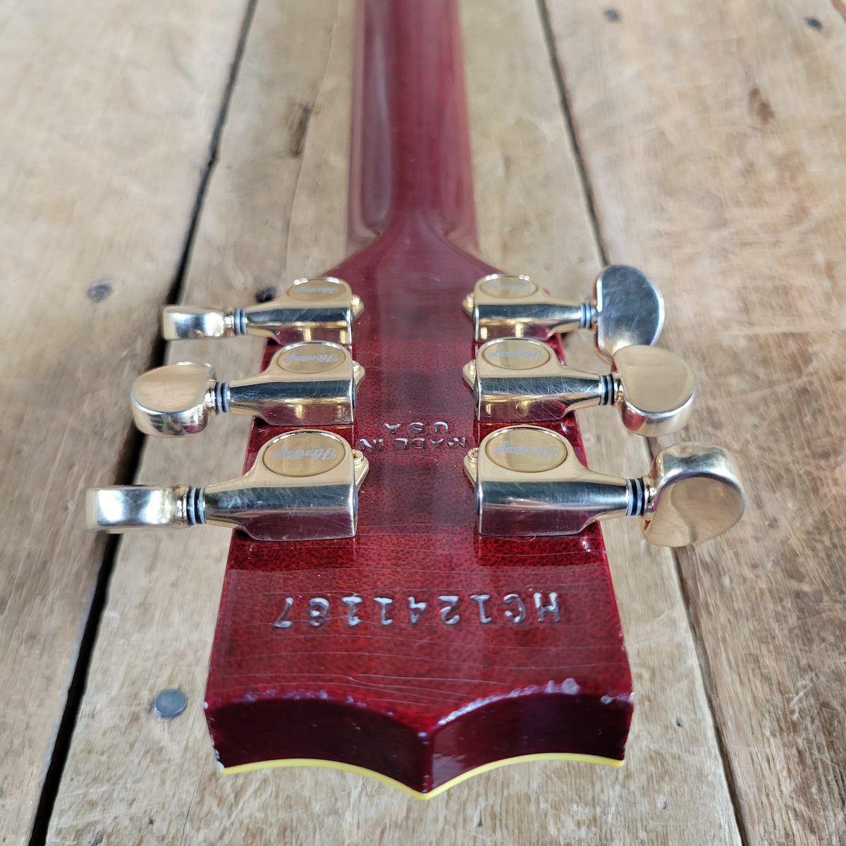 Heritage 2024 Custom Shop H-157 Aged Dark Cherry Sunburst, Mint