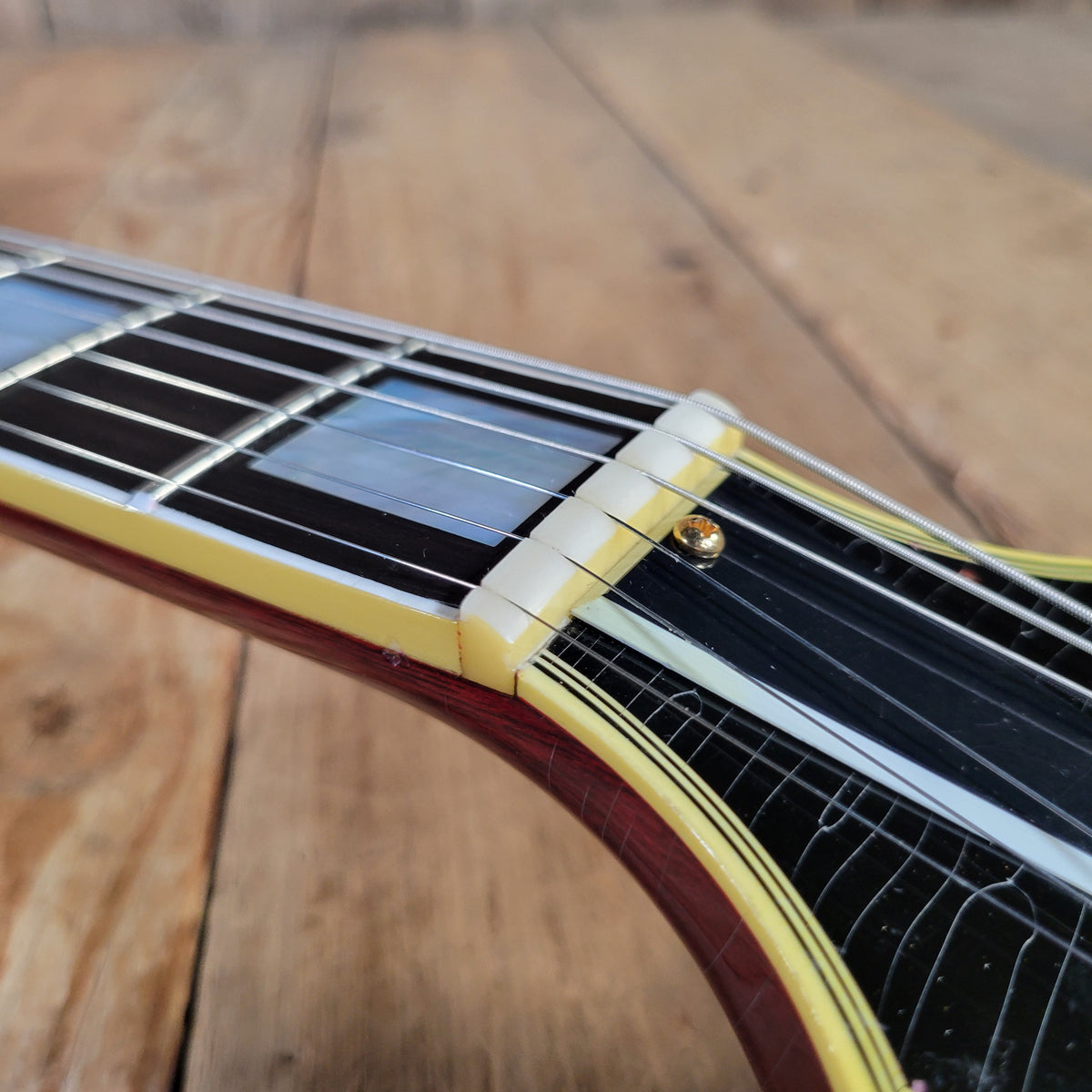 Heritage 2024 Custom Shop H-157 Aged Dark Cherry Sunburst, Mint