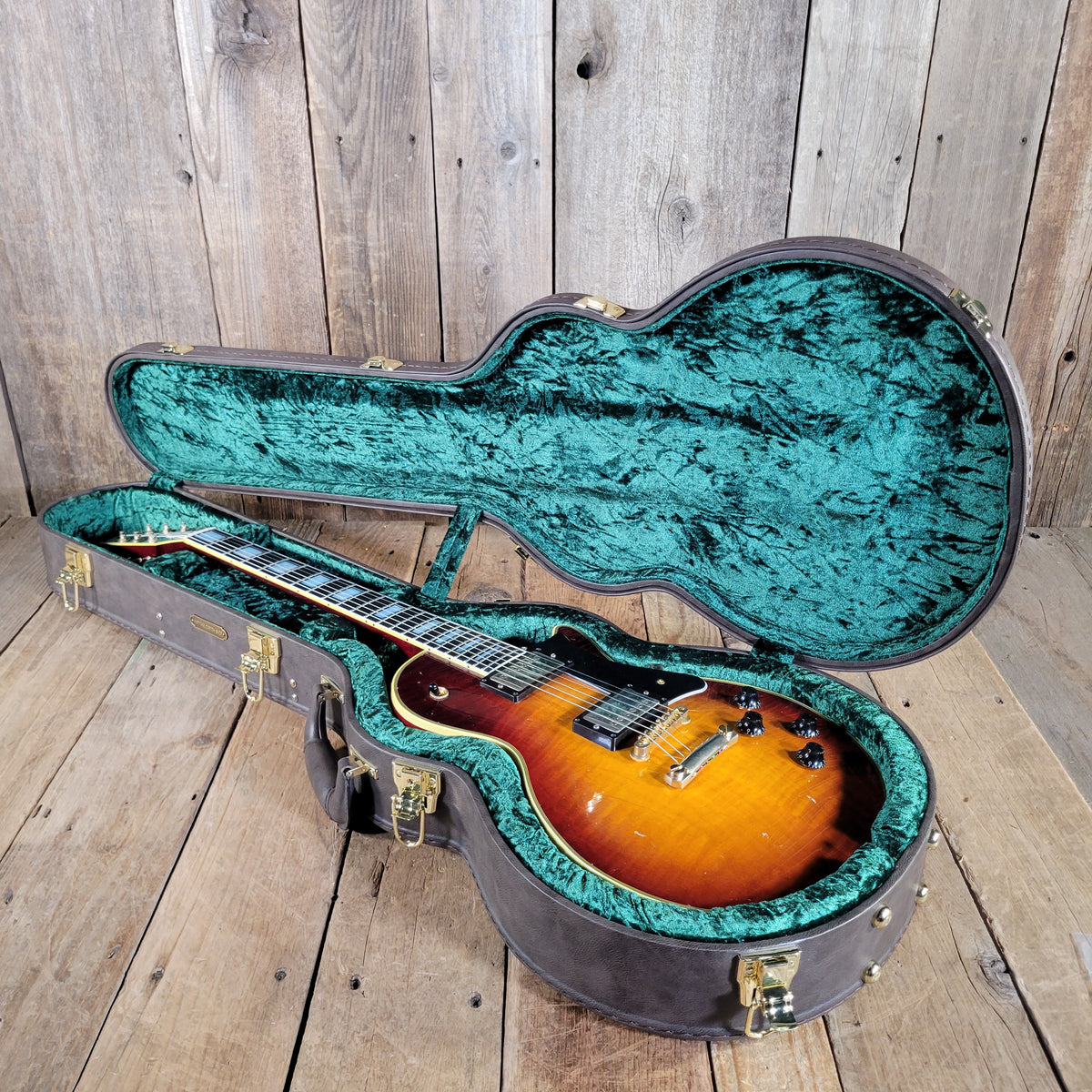 Heritage 2024 Custom Shop H-157 Aged Dark Cherry Sunburst, Mint