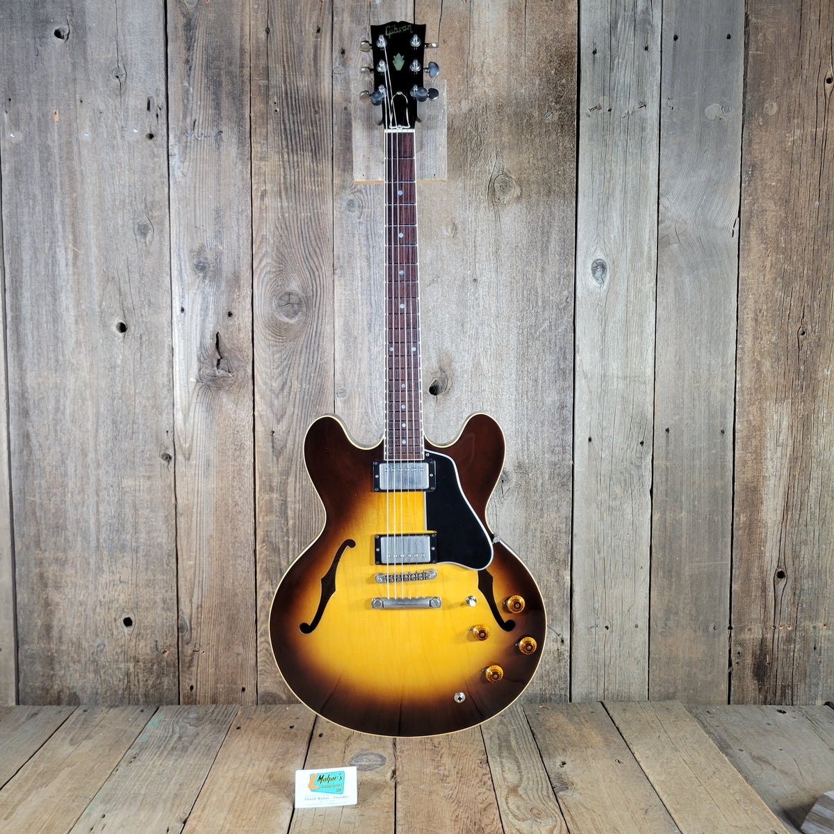 Gibson 1981 ES-335 Dot Neck Reissue Sunburst W/ Original Case, Very Good