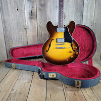 Gibson 1981 ES-335 Dot Neck Reissue Sunburst W/ Original Case, Very Good
