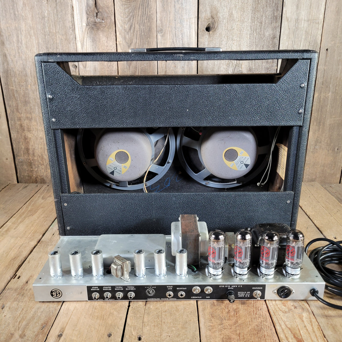 Fender 1969 Twin Reverb JBL Branded w/ Original D120F Speakers, Serviced, Excellent