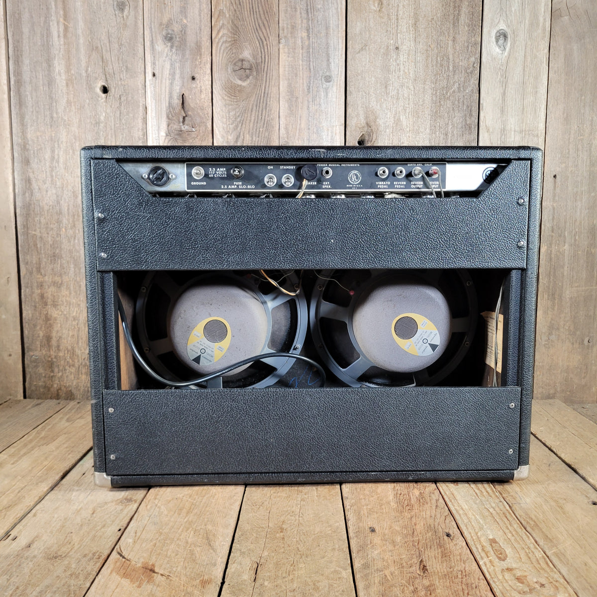 Fender 1969 Twin Reverb JBL Branded w/ Original D120F Speakers, Serviced, Excellent