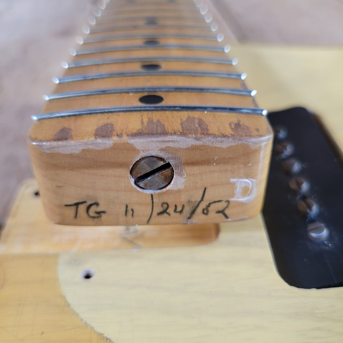 Nacho 2026 '52 Blackguard Telecaster P-90 in Neck Position, Mint