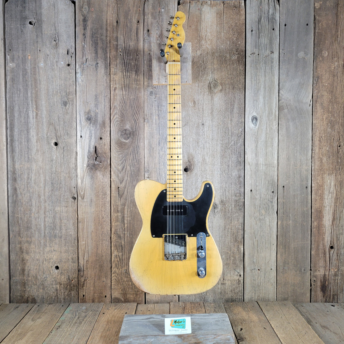 Nacho 2026 '52 Blackguard Telecaster P-90 in Neck Position, Mint