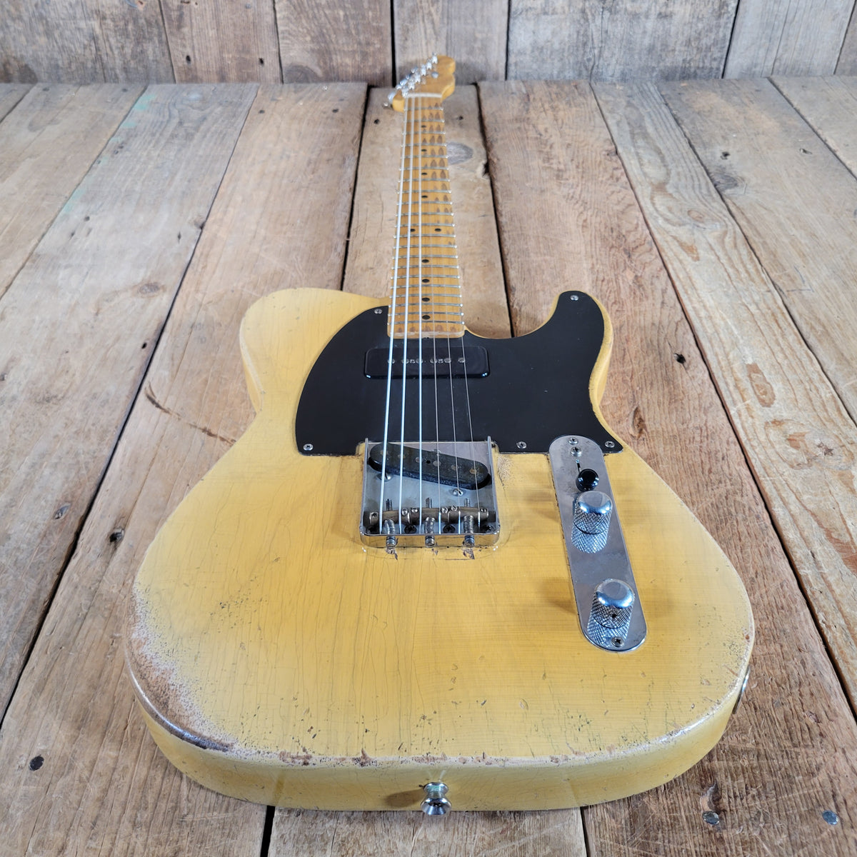 Nacho 2026 '52 Blackguard Telecaster P-90 in Neck Position, Mint