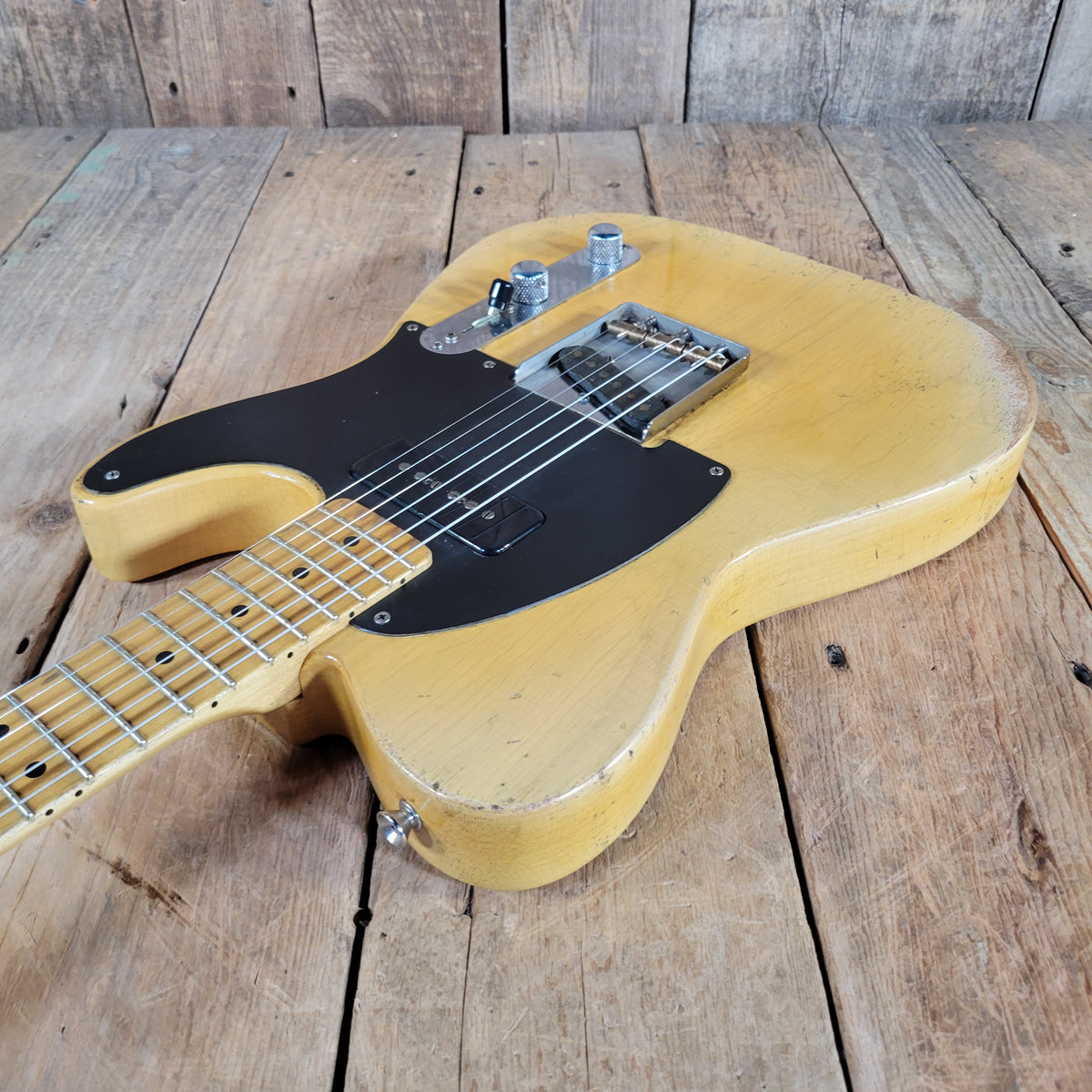 Nacho 2026 '52 Blackguard Telecaster P-90 in Neck Position, Mint
