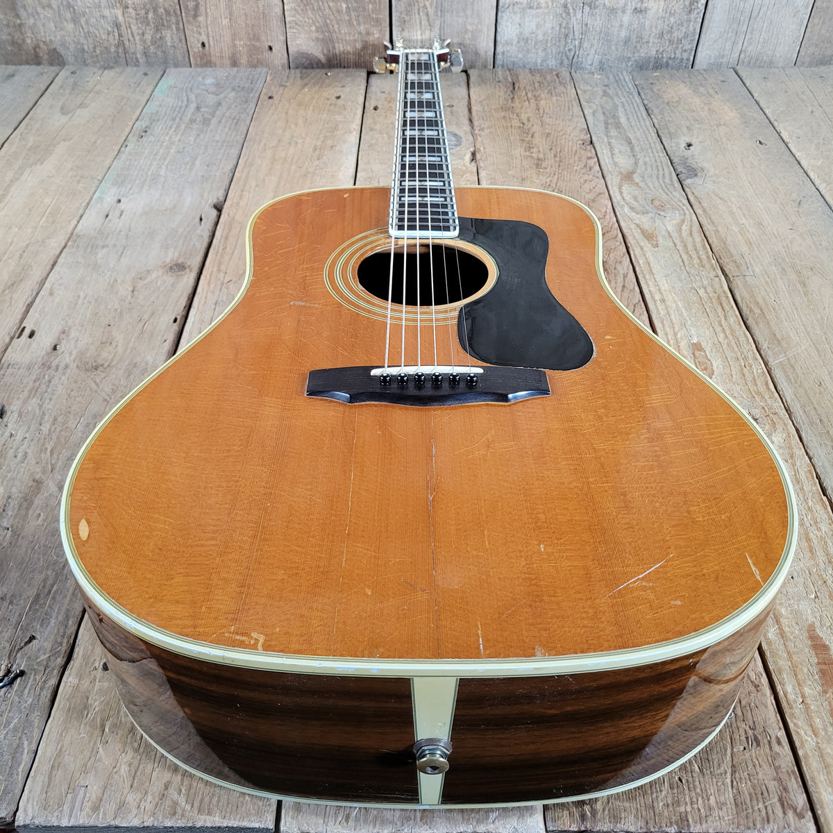 Guild 1982 D-55 NT Restored w/ Hard Case, Good