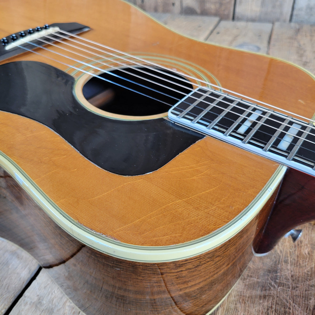 Guild 1982 D-55 NT Restored w/ Hard Case, Good